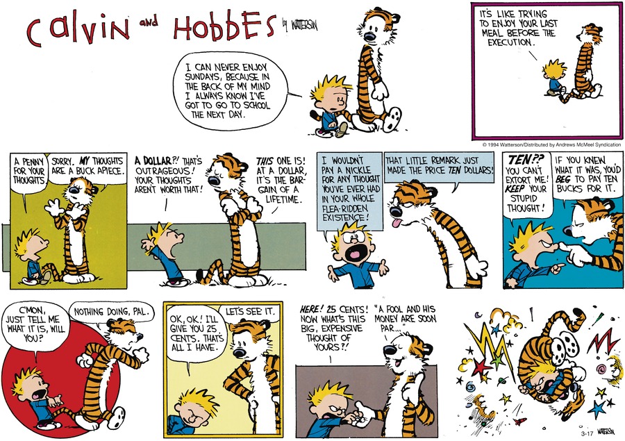 Calvin and Hobbes