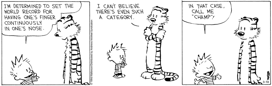 Calvin and Hobbes