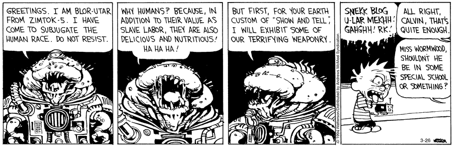 Calvin and Hobbes