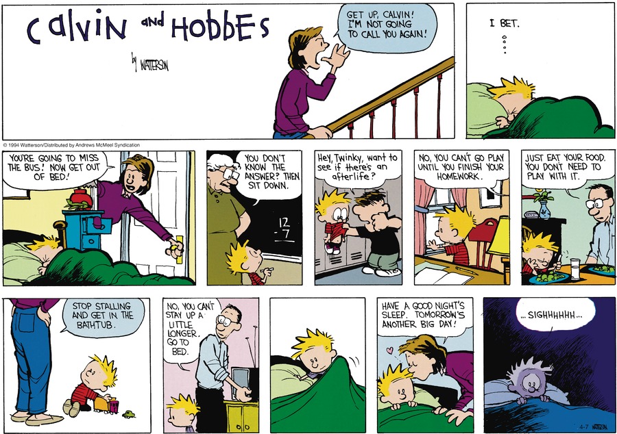 Calvin and Hobbes