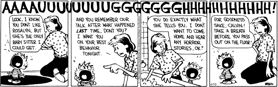 Calvin and Hobbes