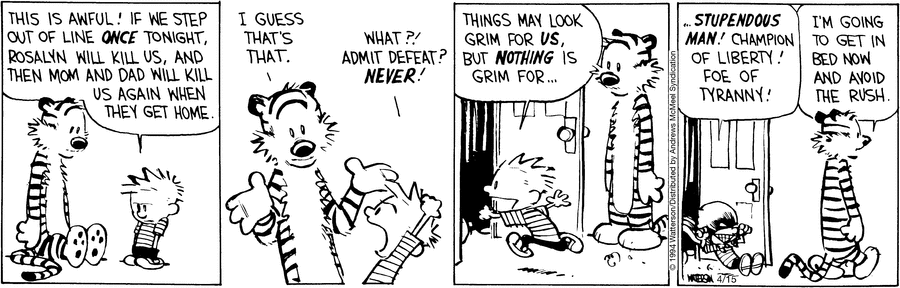 Calvin and Hobbes