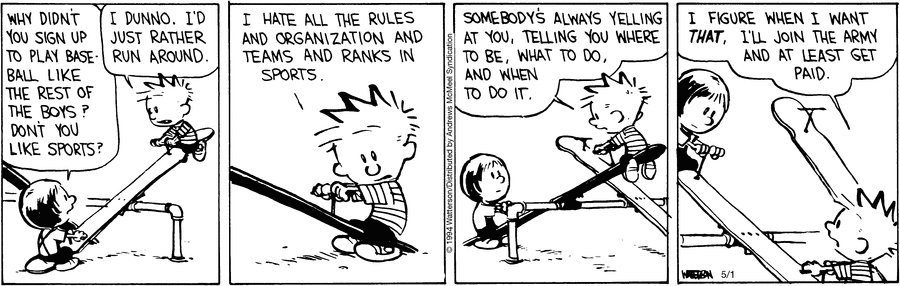 Calvin and Hobbes