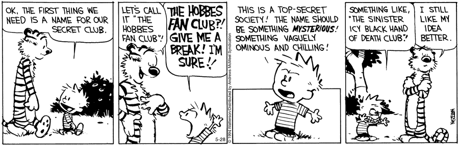 Calvin and Hobbes