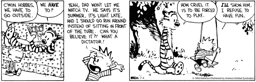 Calvin and Hobbes