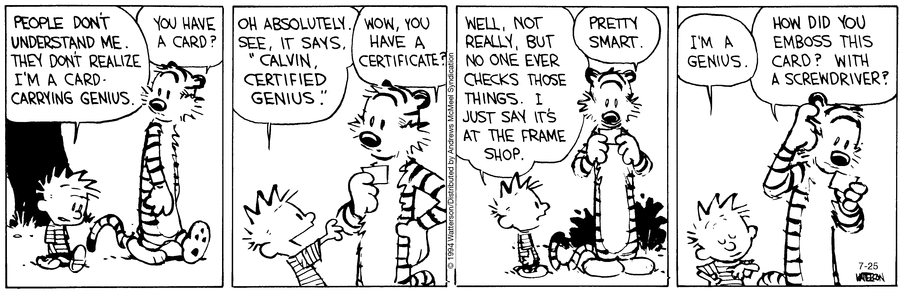 Calvin and Hobbes