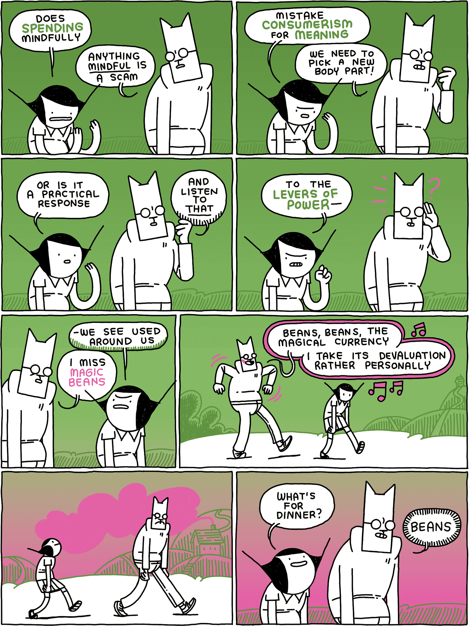 Cat and Girl