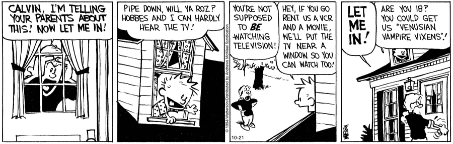 Calvin and Hobbes