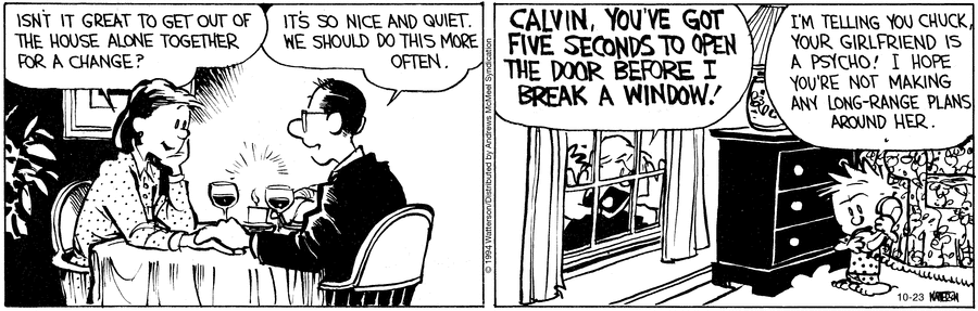Calvin and Hobbes