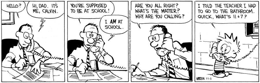 Calvin and Hobbes