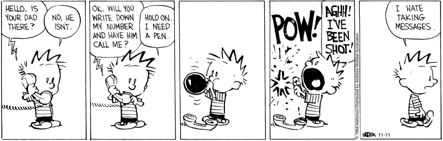 Calvin and Hobbes