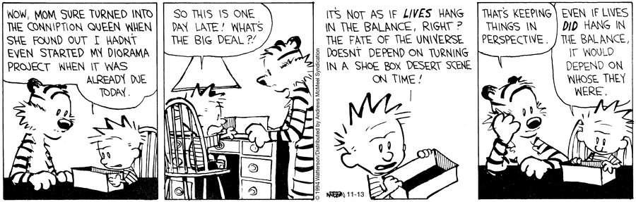 Calvin and Hobbes