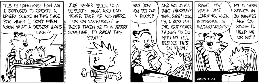 Calvin and Hobbes