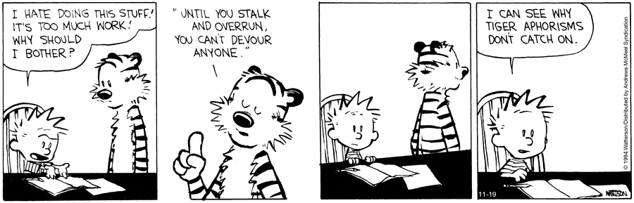 Calvin and Hobbes