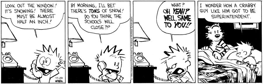 Calvin and Hobbes