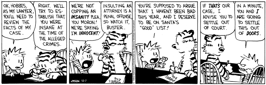 Calvin and Hobbes