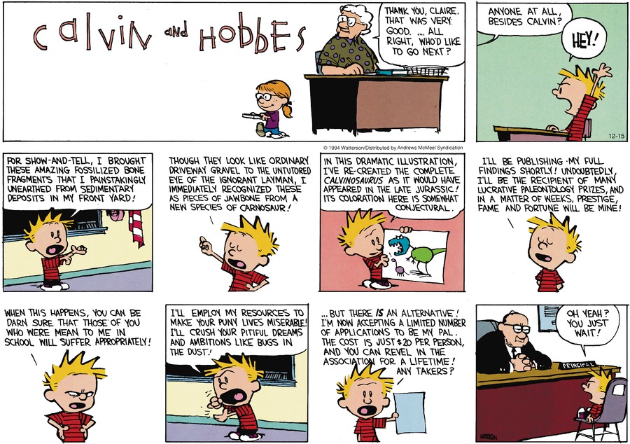 Calvin and Hobbes