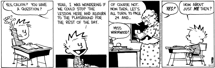 Calvin and Hobbes
