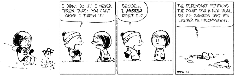 Calvin and Hobbes