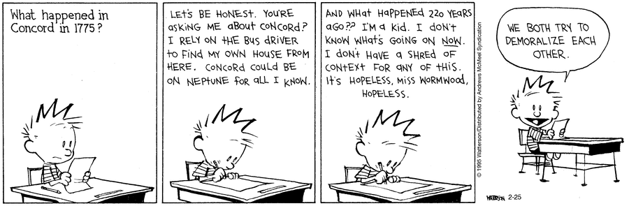 Calvin and Hobbes