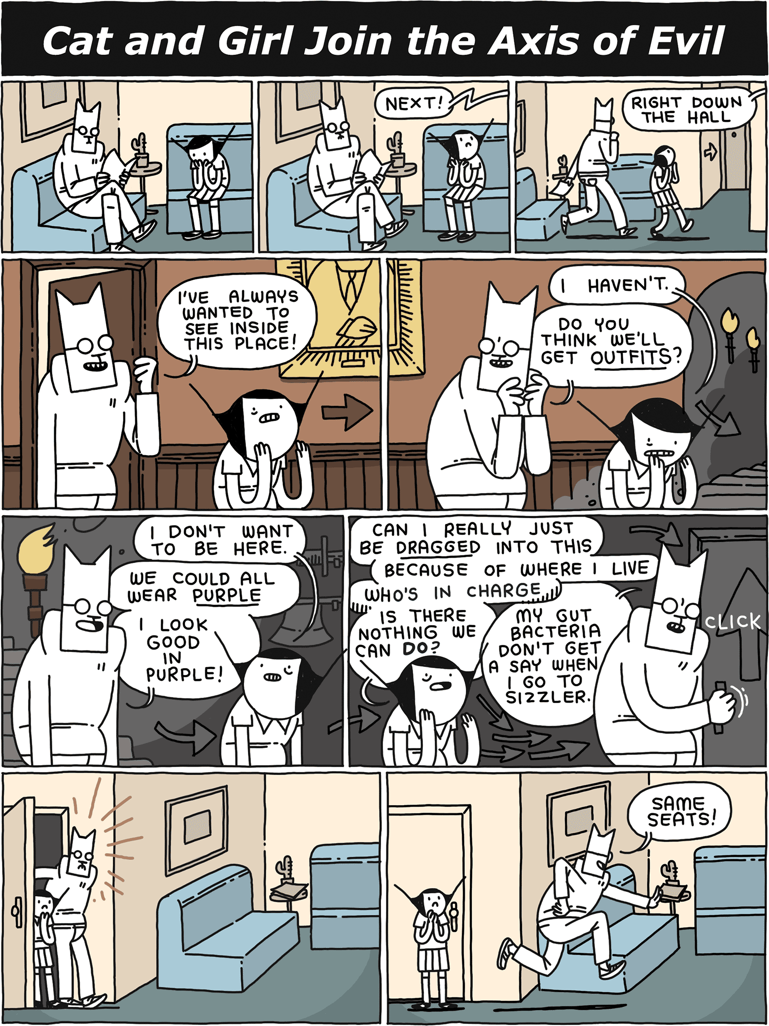Cat and Girl
