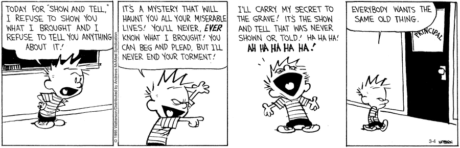 Calvin and Hobbes