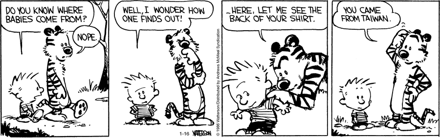 Calvin and Hobbes
