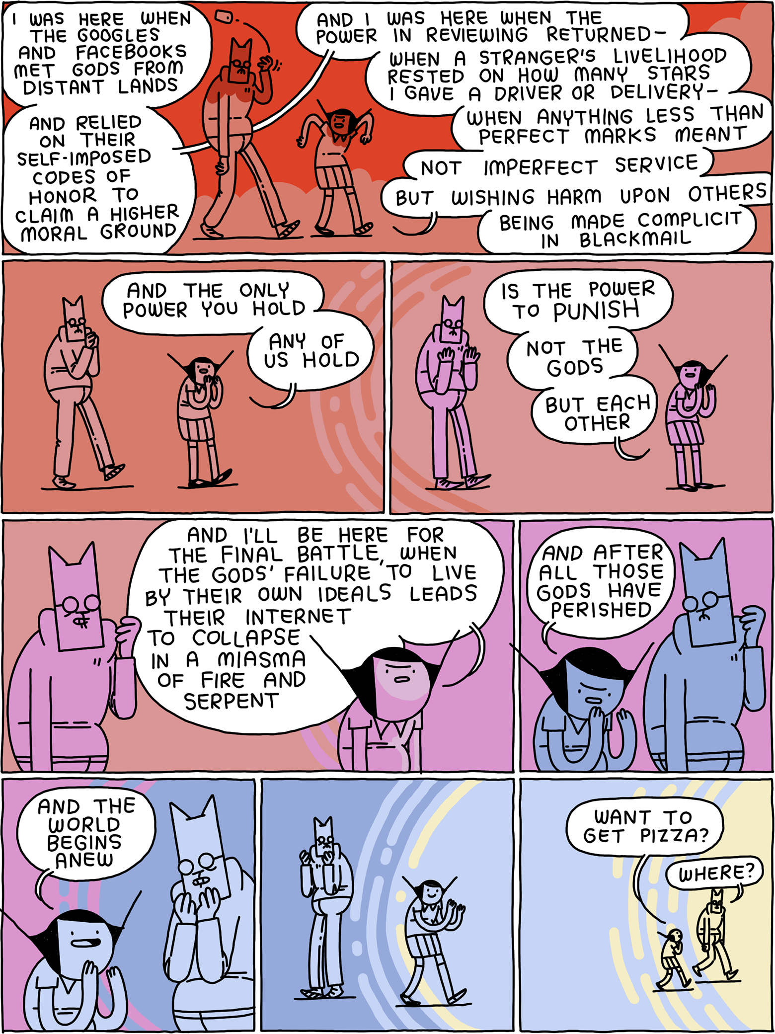 Cat and Girl
